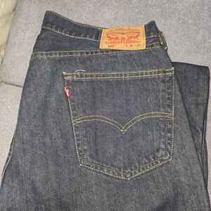 Levi's Men's Dark Blue 505 Jeans 36x36